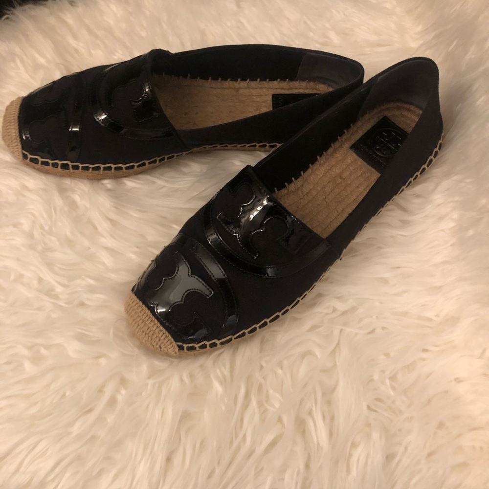 Tory Burch Black Espadrilles